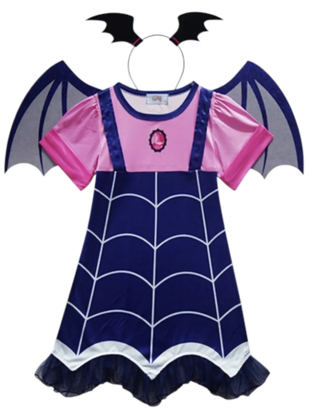 Disney Juniors Girls Vampirina Dress Up Outfit Halloween Costume 4-6X - Picture 2 of 7